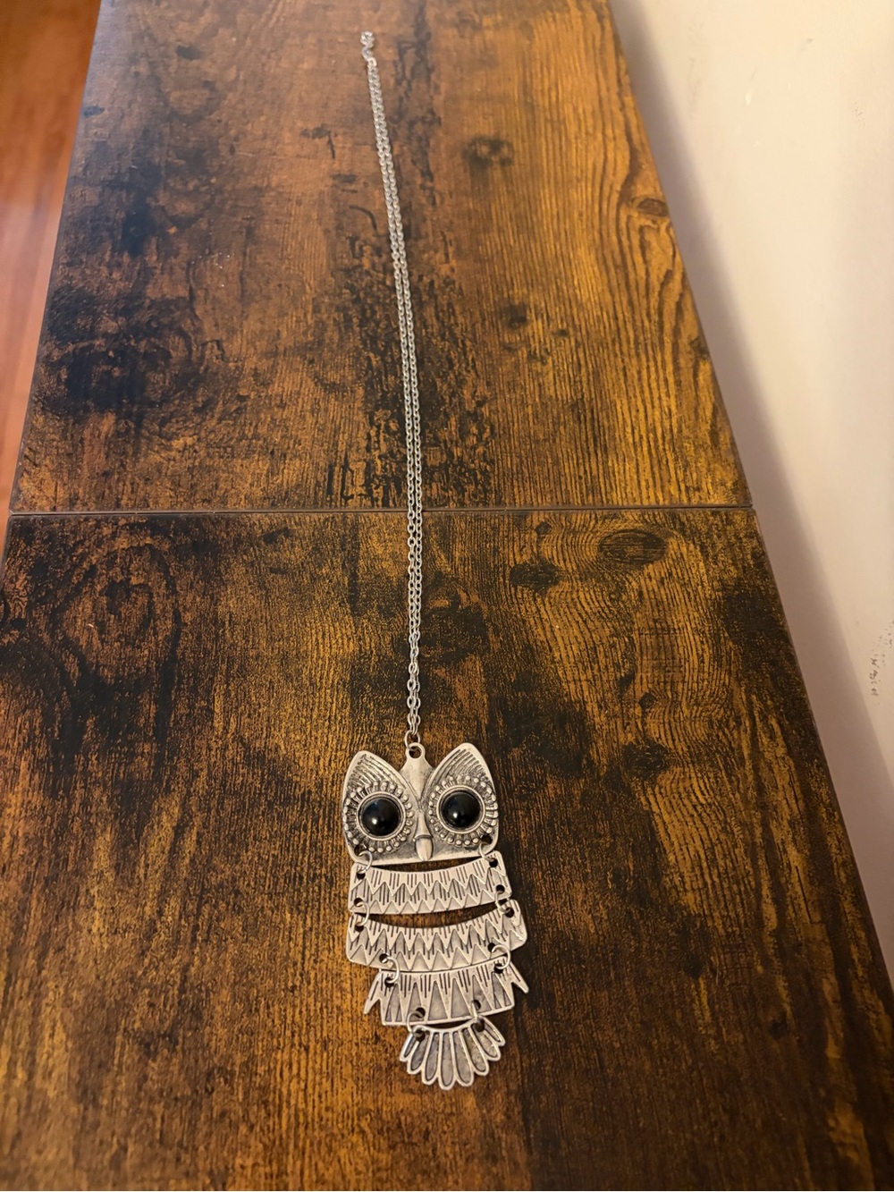 Silver Owl Pendant Necklace - Women's Silver Tone Jewelry